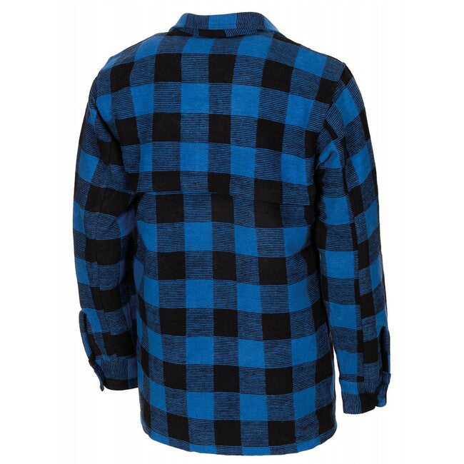 Fox Outdoor Holzfäller Flanellhemd, blau-schwarz