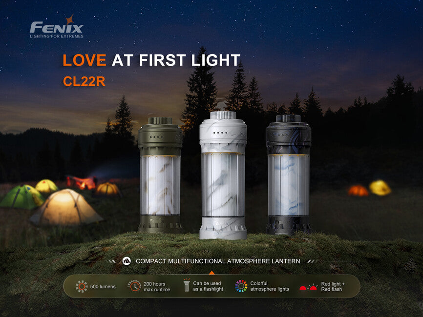 Fenix CL22R wiederaufladbare laterne, weiß