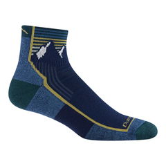 Darn Tough Hiker 1/4 Midweight Wandersocken mit Dämpfung, Mountain Lake