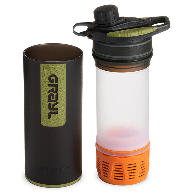 GRAYL Geopress Luftreiniger, Filterflasche, black camo