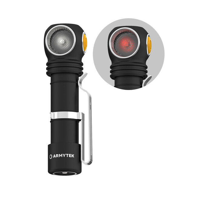 ArmyTek Wizard C2 stirnlampe mit magnethalterung 1100 lm batterieleistung 3 h 65 g , weiße und rote led