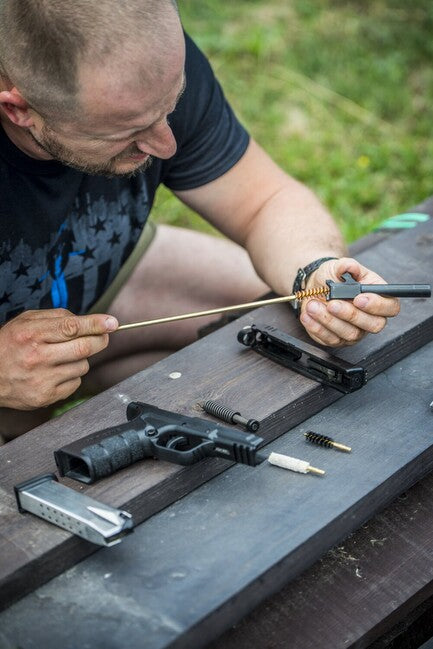 Helikon-Tex Reinigungsset für .38 / 9 mm Pistole - Kupfer - Schwarz