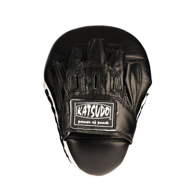 Katsudo Hook Boxpratzen aus Leder, schwarz