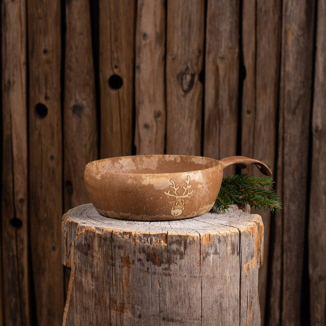 KUPILKA 55 Reindeer Bowl, Brown