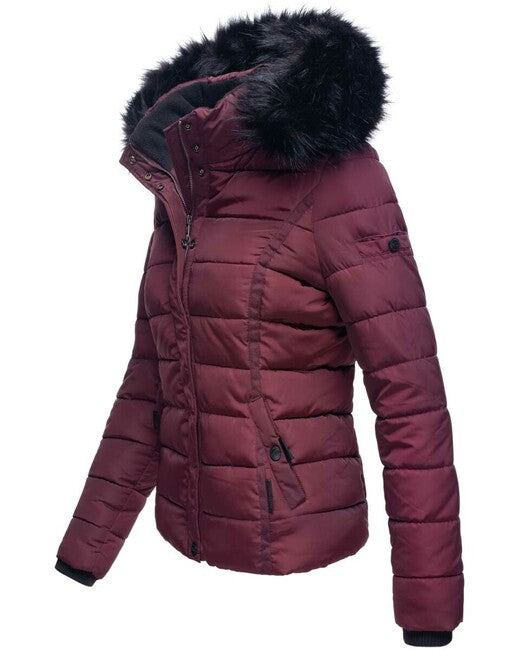 Navahoo Miamor damen Winterjacke mit kapuze, wein