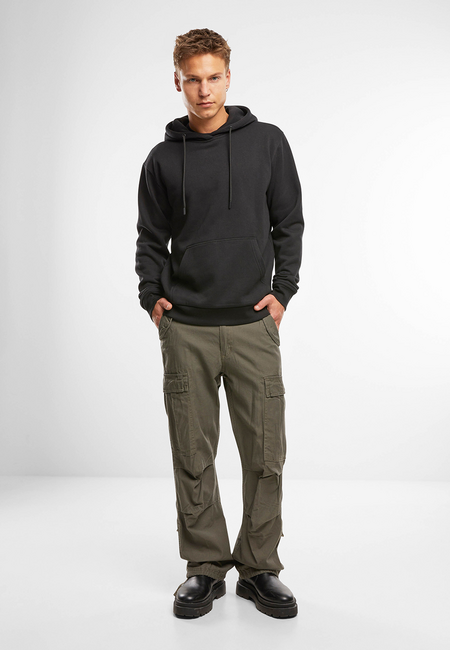 Brandit Tom Sweathoody herren kapuzenpullover, schwarz