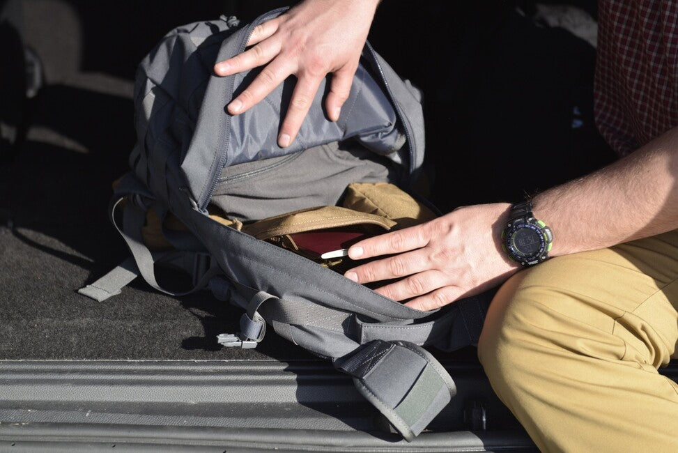Helikon-Tex Doppelter elastischer Einsatz Insert - Polyester - olivgrün