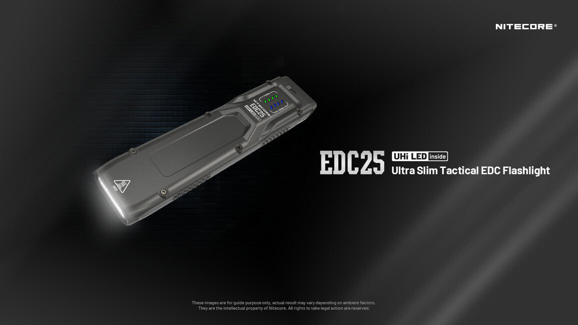 Nitecore EDC25 wiederaufladbare taschenlampe