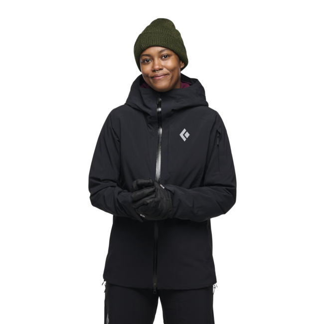 Black Diamond Recon Insulated Shell damen-Skijacke, schwarz
