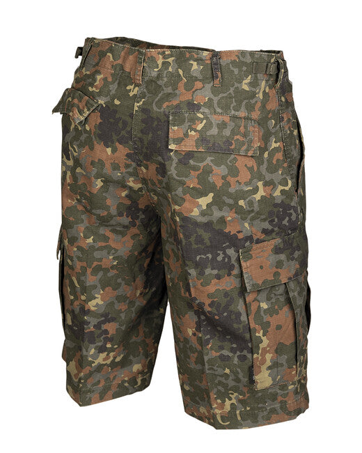 Mil-Tec Hose kurz US typ BDU rip-stop predprane flecktarn