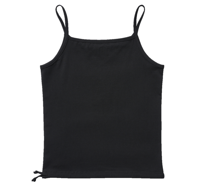 Brandit damen Tank Top mit dünnen Trägern, schwarz