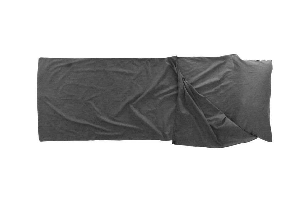 Origin Outdoors Poly-Baumwolle rechteckig Schlafsack Liner anthrazit