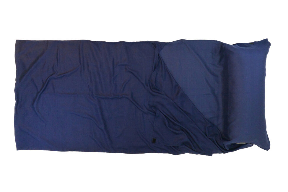 Origin Outdoors Silk rechteckigen Schlafsack Liner königsblau