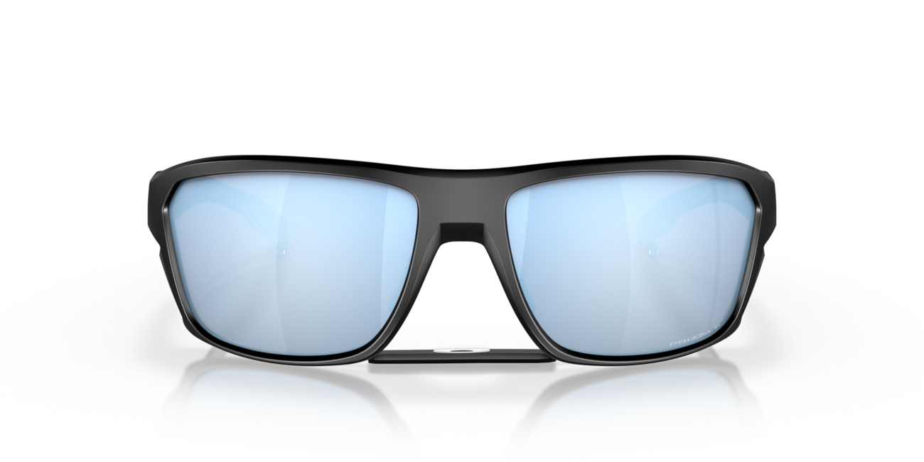 Oakley SPLIT SHOT Sonnenbrille mit Rahmen Matte Black und mit Dias Prizm Deep Water Polar 64
