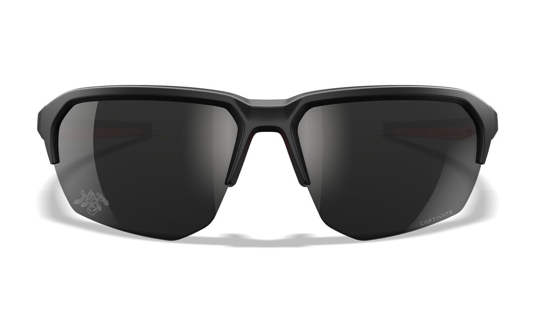 WILEY X Jakl, Captivate Black Mirror/Matte Black/Red