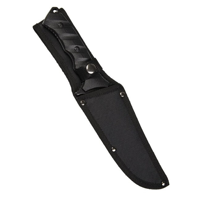 Mil-Tec Combat G10 Messer, schwarz