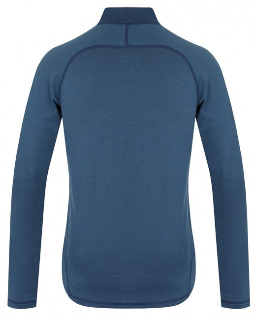 HUSKY Merow Zip herren thermo-shirt mit reißverschluss, blau