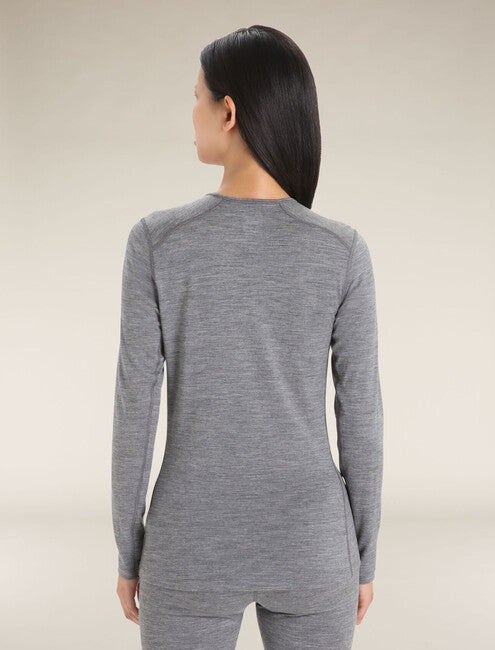 Icebreaker 200 Oasis damen long sleeve thermal T-shirt , grau
