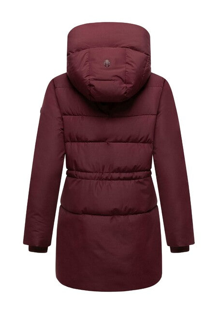 Marikoo Delilah16 damen Winterjacke mit Kapuze , weinrot