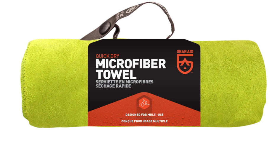 GearAid Mikrofaser-Handtuch 75 x 120 cm nav grün