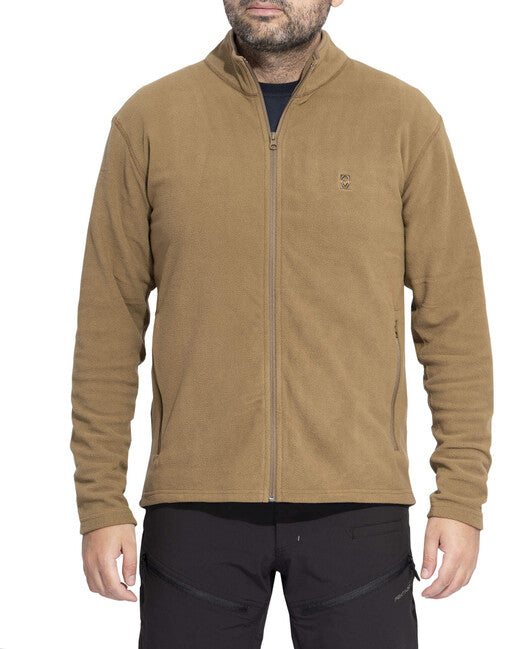 Pentagon Fleece- Sweatshirt na zips ELK, oliv