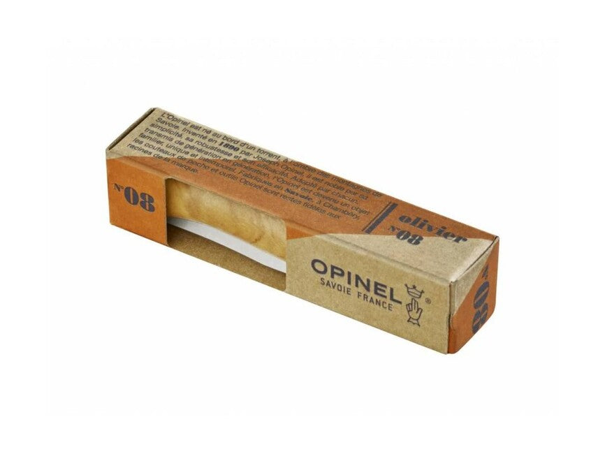 Opinel N°08 VRI Inox, braun