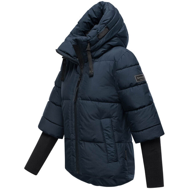 Navahoo LOTUSHERZ XIV damen Winterjacke, marineblau