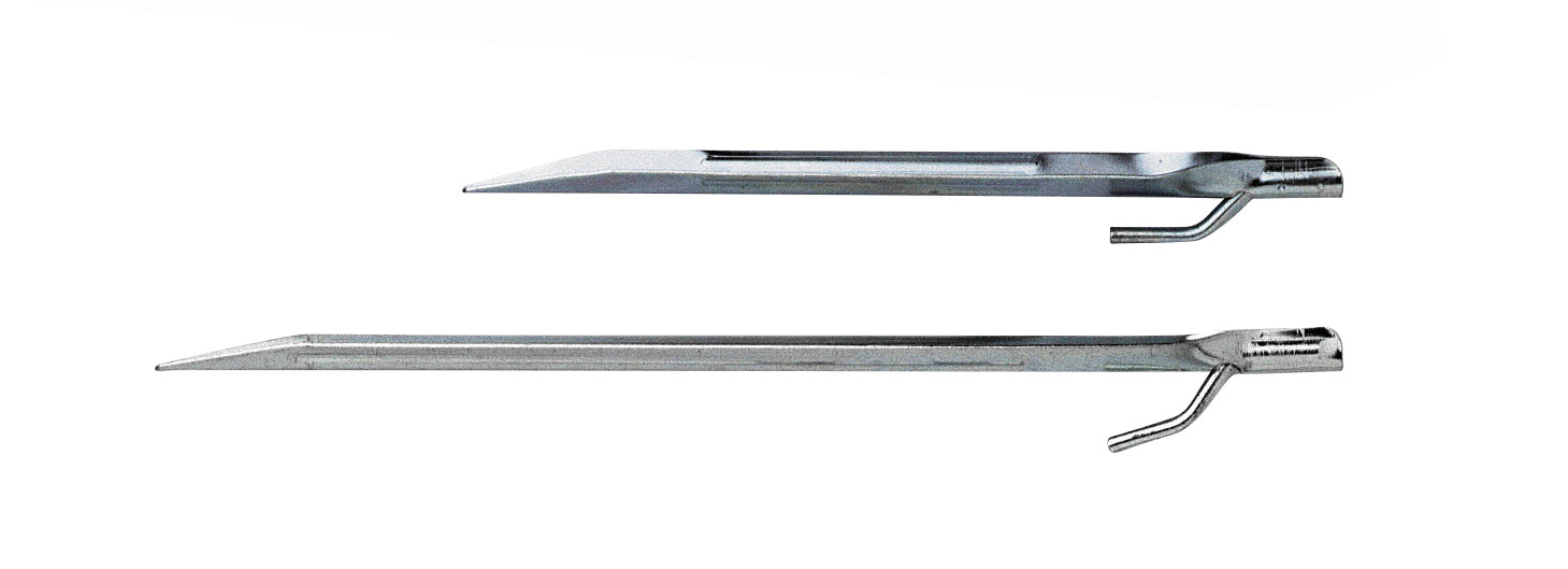 BasicNature Metall Zeltheringe 22 cm 6 Stück Blisterpackung