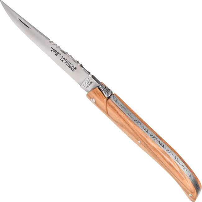 Laguiole le Fidele taschenmesser Laguiole Olivenholz