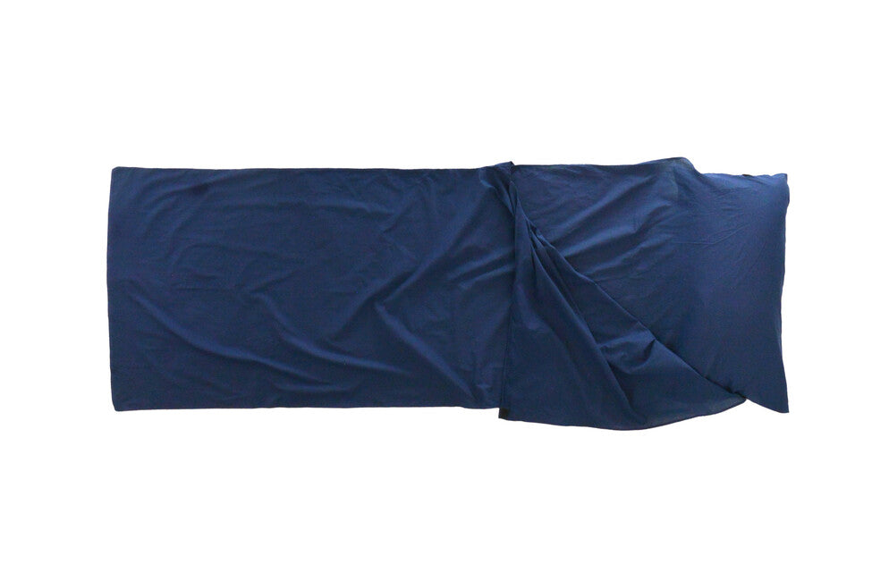 Origin Outdoors Baumwolle rechteckigen Schlafsack Liner in königsblau