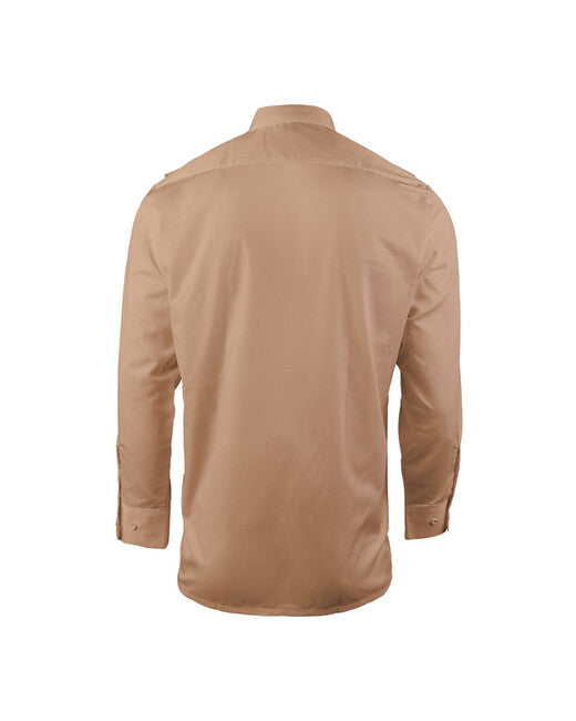 Mil-Tec Diensthemd Langarm khaki