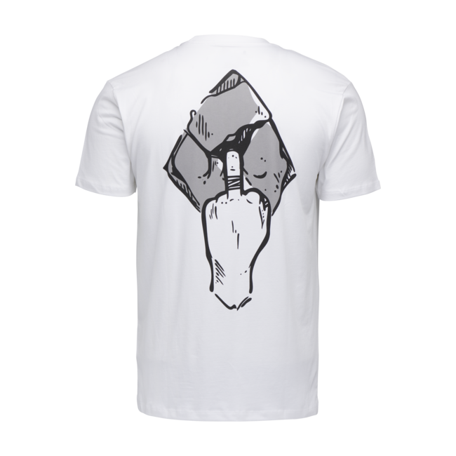 Black Diamond Mono Pocket herren Kurzarm-T-shirt, weiß