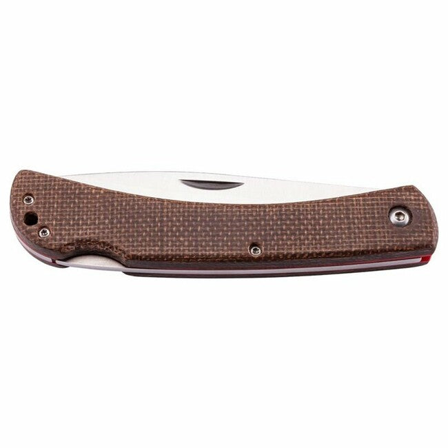Herbertz taschenmesser 10cm, micarta braun