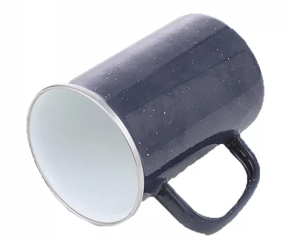 Origin Outdoors Emaillebecher 550 ml grau lang