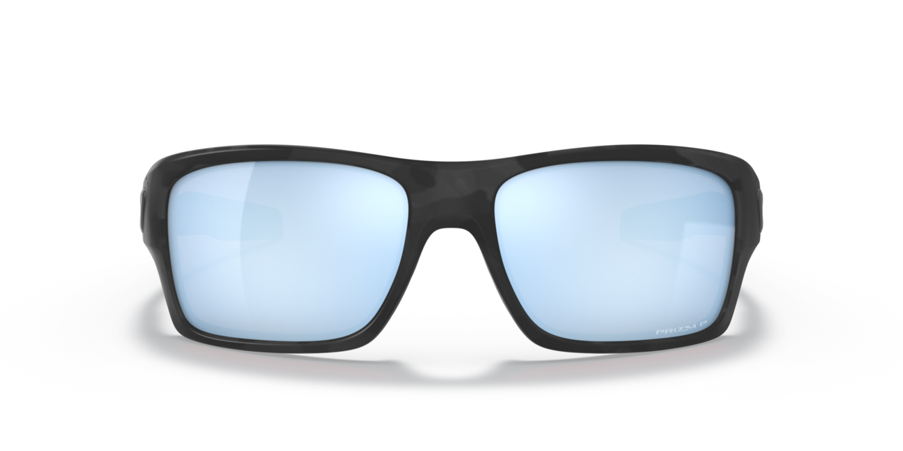 Oakley TURBINE Sonnenbrille mit Rahmen Matte Black Camo und mit Dias Prizm Deep Water Polar 65