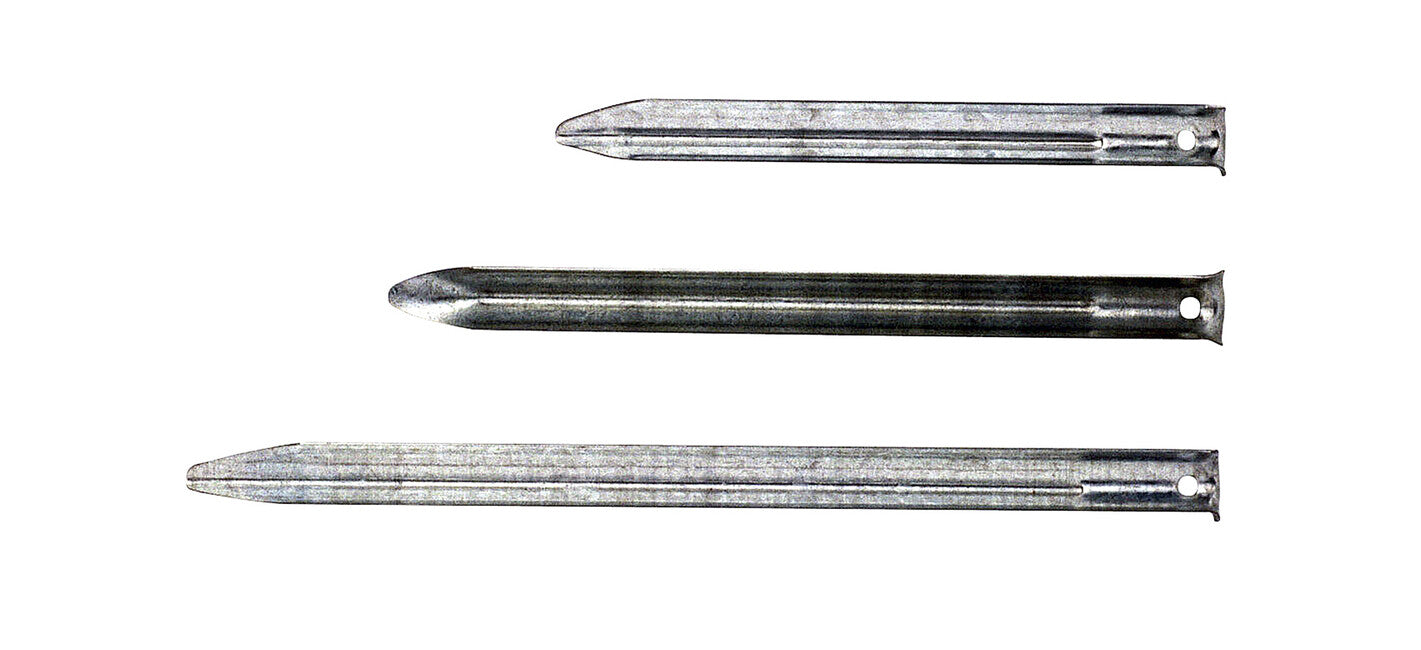 BasicNature Zeltheringe halbrund 18 cm 10 Stück