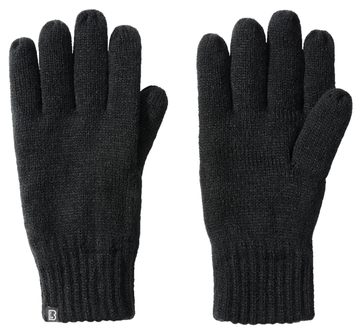 Brandit Strickhandschuhe, schwarz