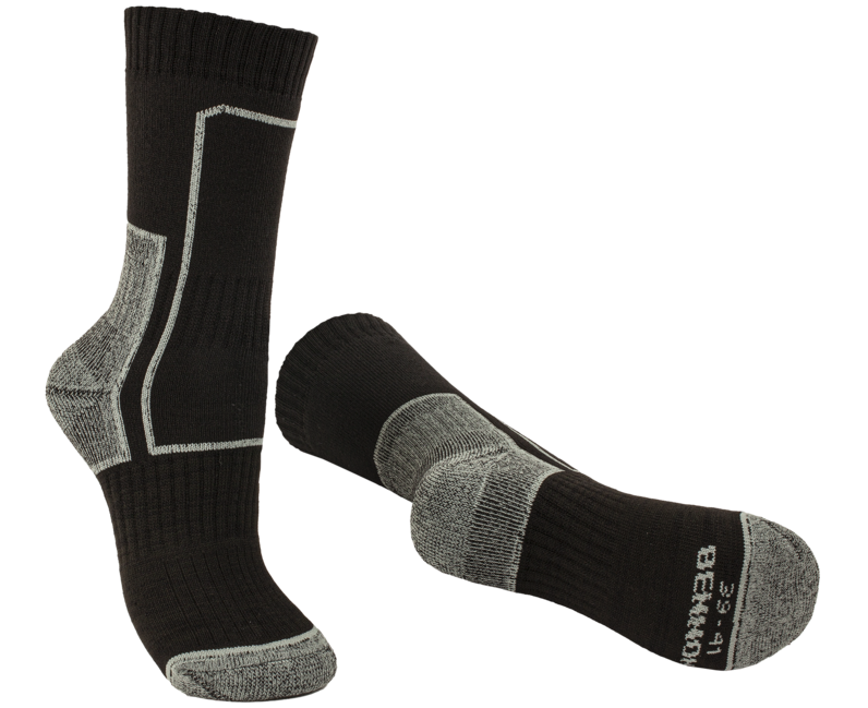 BENNON Trek Socke trekkingsocken schwarz/grau