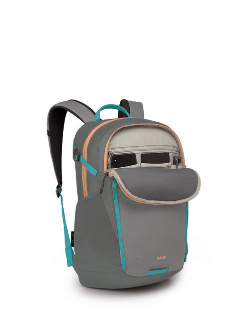 OSPREY Axis stadtrucksack, medium grey/coal grey