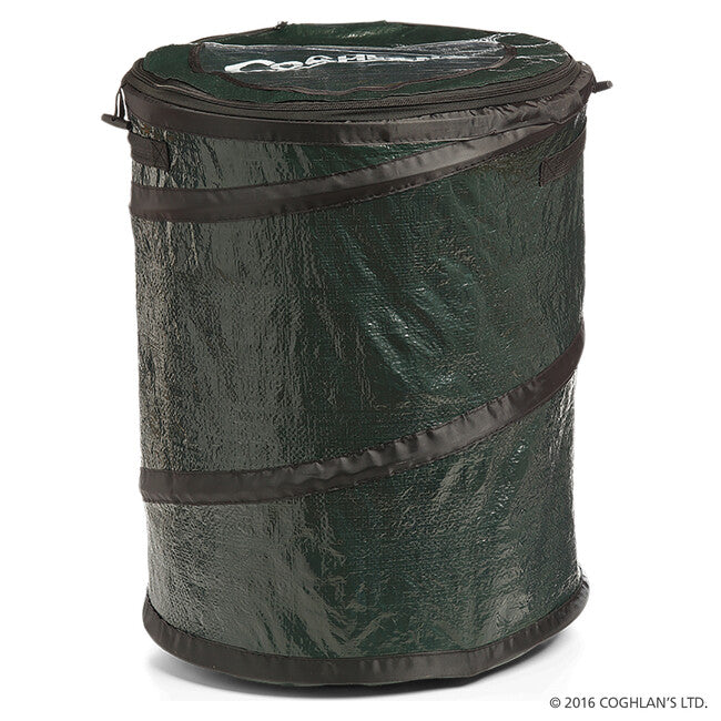 Coghlans Pop-Up Kempingovy smetiak Stuffbag 53 litrov tmavozelena