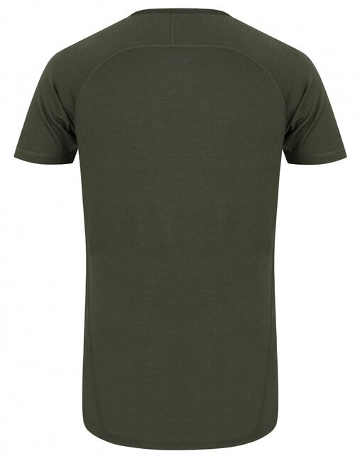 HUSKY Mersa herren thermo T-shirt mit kurzen Ärmeln , grün