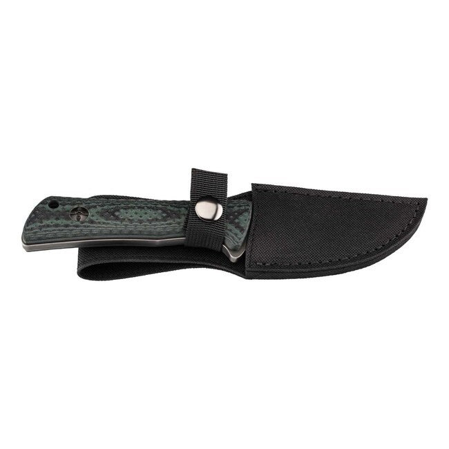 Herbertz Gürtelmesser 8,5cm G10 grün-grau