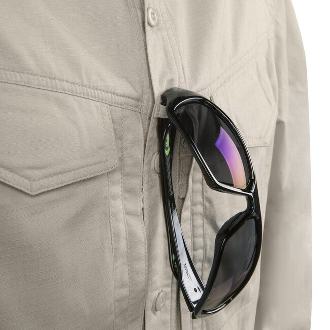 Helikon-Tex Defender Mk2 Hemd mit langen Ärmeln - PolyCotton Ripstop, schwarz