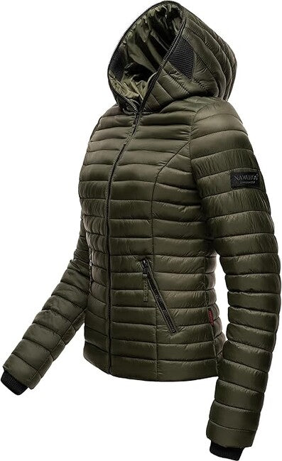 Navahoo Kimuk damen Übergangsjacke mit Kapuze, oliv