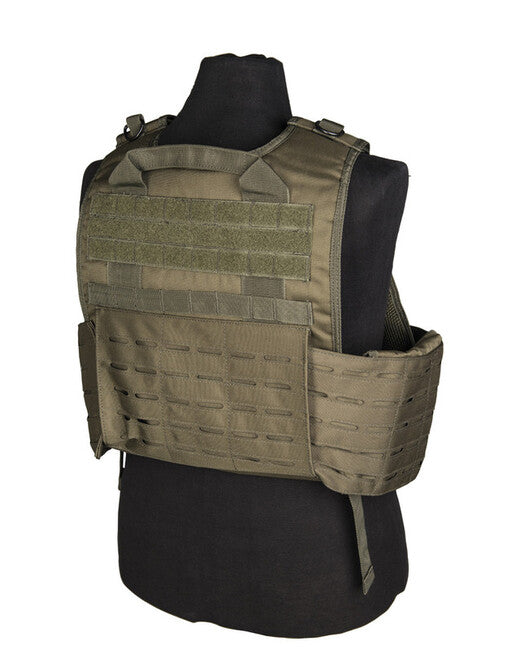 Mil-Tec Laser Cut Carrier ballistischer Plattenträger, oliv