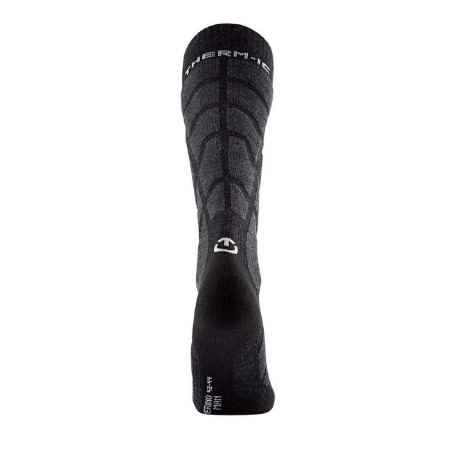 Therm-ic Skisocken schwarz und grau