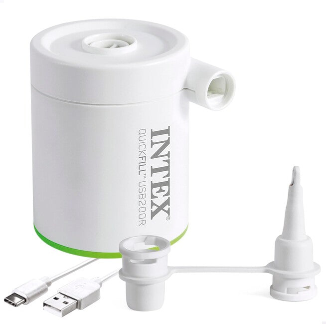 InTex USB200R Wiederaufladbare elektrische Pumpe Quickfill
