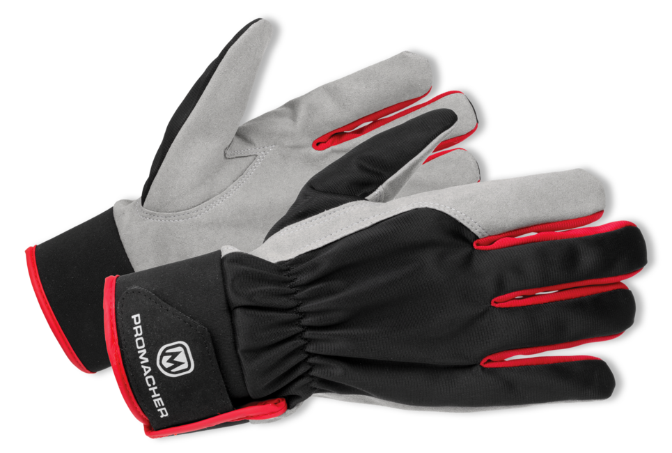 BENNON Carpos Velcro schutzhandschuhe, grau orange
