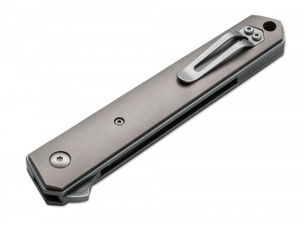 BÖKER Plus Kwaiken Flipper taschenmesser 9 cm, damast, titan
