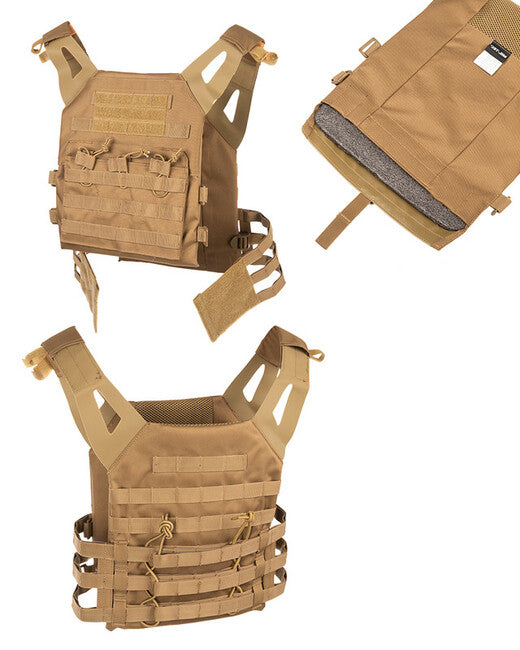 Mil-Tec plate carrier weste gen.ii coyote